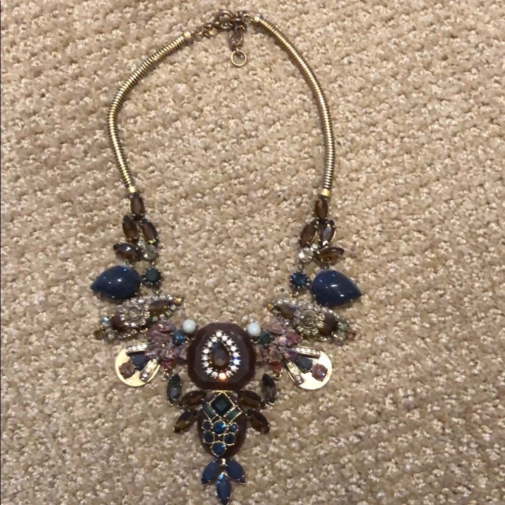 J Crew Gemstone necklace